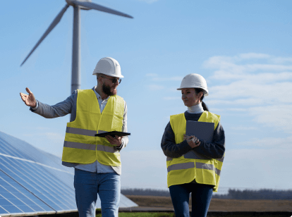 Solar panels on a roof